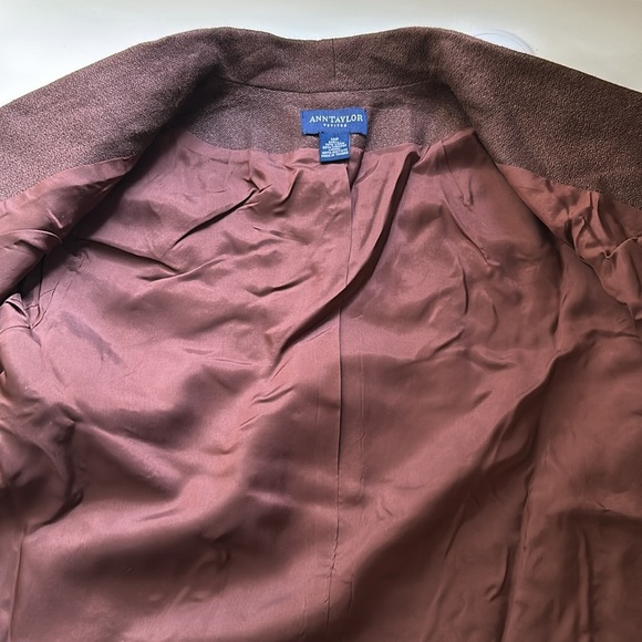 Brown Women's Jacket Linen,Viscose - Picture 4 of 9